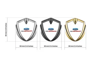 Ford Car Badges Luxury Finish Alloy Metal Design